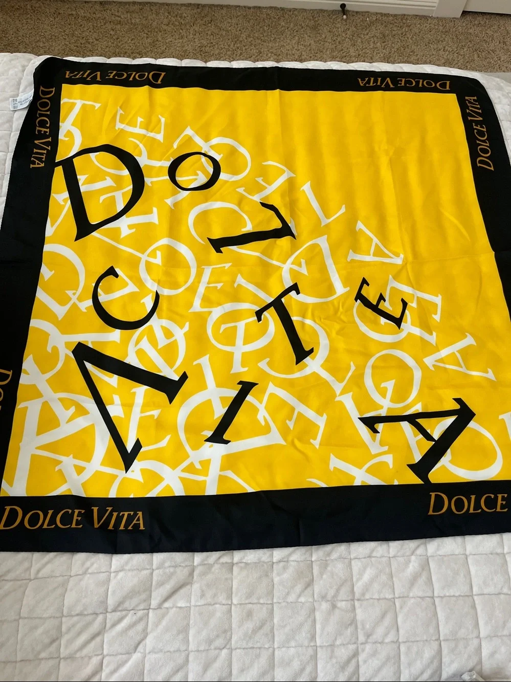 Dolce Vita beautiful silk scarf